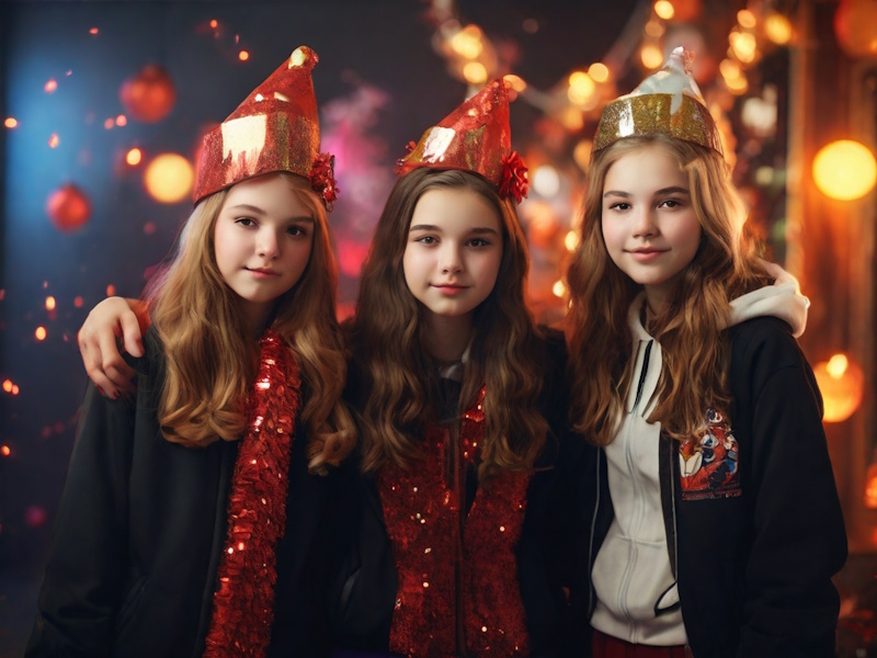 костюмы для девочек-подростков на Новый год
