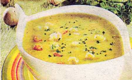 суп-пюре из кабачков