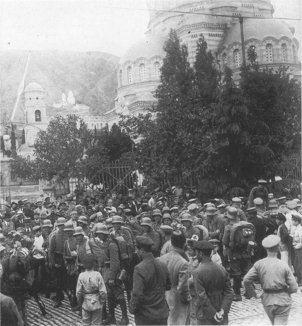 Немецкие войска в Тифлисе 1918 г.