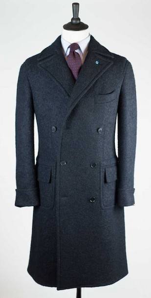 Ольстерское пальто, материал и цвет