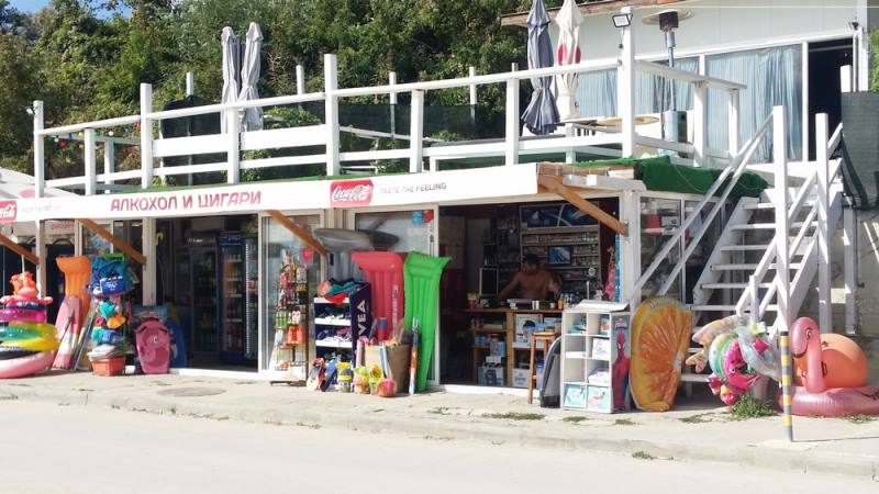 Магазинчики пляжа Кабакум, Болгария