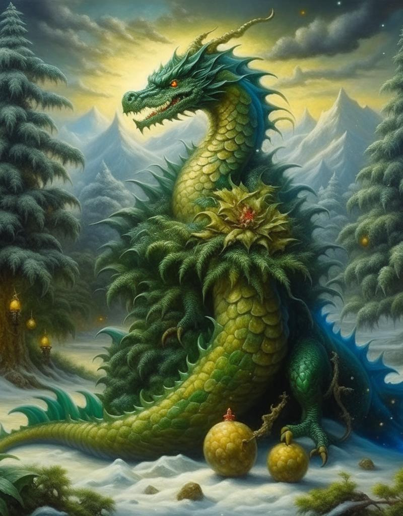 зеленый дракон