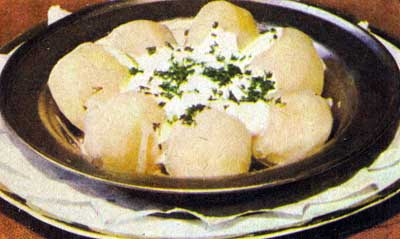 картофель в молоке