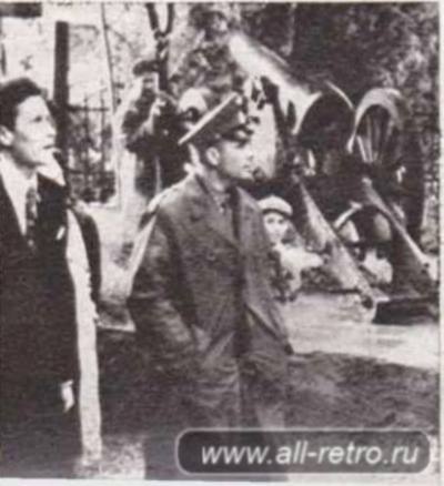 Майор Юрий Гагарин в Плевене. 1961 год