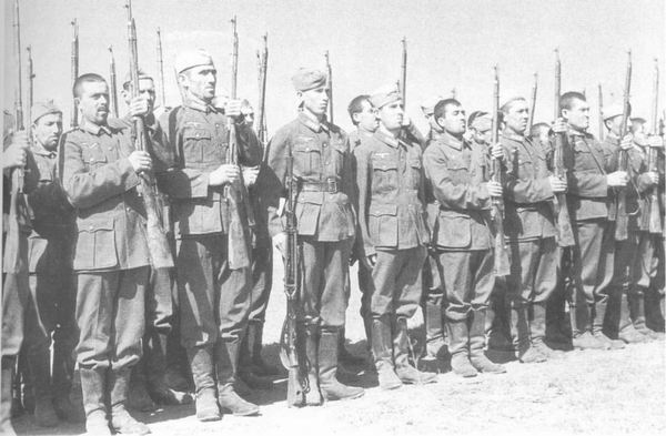 Кавказские вспомогательные войска, сентябрь 1942 г.