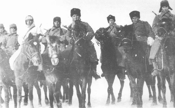  Местные добровольцы на юге Советского Союза, январь 1943 г.