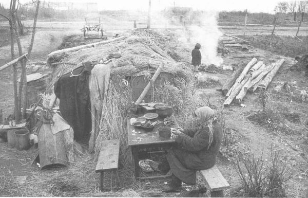 Временные жилища гражданского населения, 1943 г.